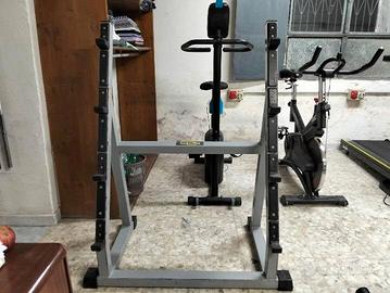 porta bilancieri technogym palestra