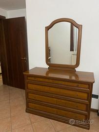 Camera matrimoniale in ciliegio completa