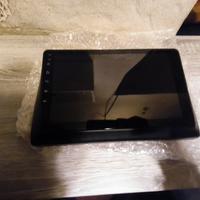 stereo, schermo per macchina con telecamera poster