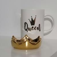 Tazza Queen con coperchio 