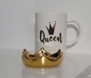 Tazza Queen con coperchio 