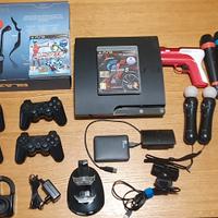 Playstation 3 con tanti accessori e  giochi.