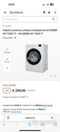 Lavatrice indesit appena comprata