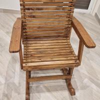 Sedia a Dondolo Artigianale