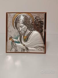 Quadretto sacro/icona argento