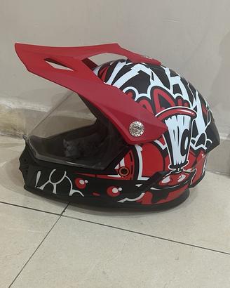 Casco da cross taglia M