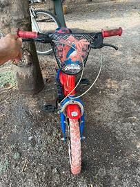Bici spider- man per bambini