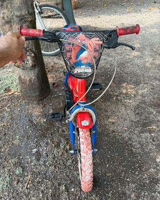 Bici spider- man per bambini