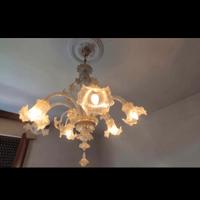 Lampadario vetro di Murano 