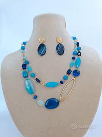 parure sfumature blu