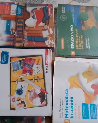 libri scuola media prima seconda e terza 