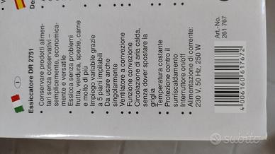 Essiccatore per alimenti nuovo