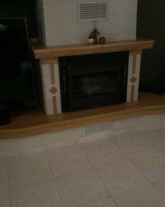 Stufa a pellet inserto camino