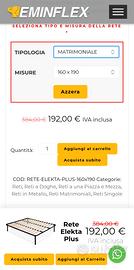 rete a doghe matrimoniale