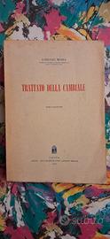 libro TRATTATO DELLA CAMBIALE ed.CEDAM 1955