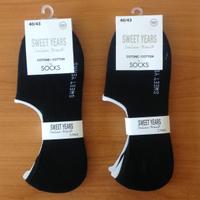 6 Paia Calzini Pari Scarpa Fantasmini Uomo/Donna