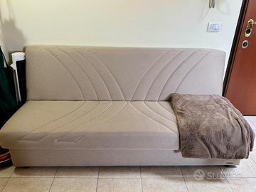 Divano letto beige