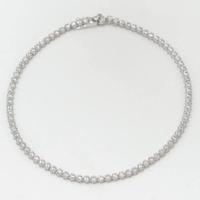 Bracciale oro bianco 18 kt tennis di zirconi A.161