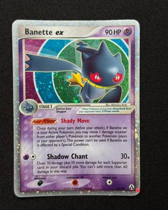 Pokemon Card Banette EX 85/92