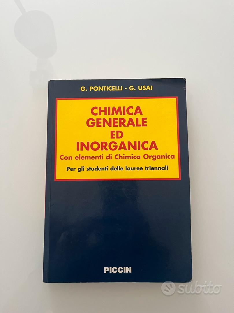 Libro: Chimica generale (Piccin) - Libri e Riviste In vendita a