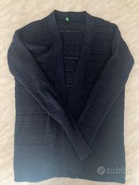 Cardigan Blue - Benetton donna taglia S