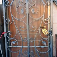 cancello porta inferriata 