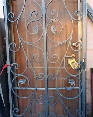 cancello porta inferriata 