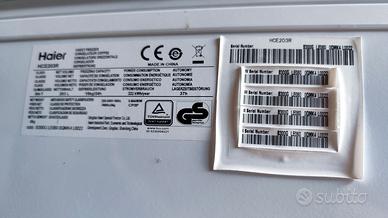 Frigo a pozzetto Haier + lavastoviglie Samsung