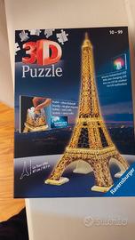 Puzzle 3D Torre Eiffel night edition con led