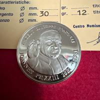 Medaglia Papa Giovanni XXIII 1881-1981 ag 999