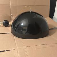 Lampadario a sospensione nero lucido