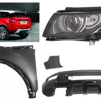 Range Evoque musata fanale airbag paraurti box 11-