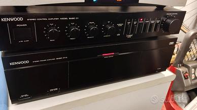 AMPLIFICATORE KENWOOD PRE C1 FINALE M1A  110w