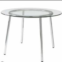 Tavolo rotondo in vetro Ikea