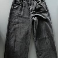 ICON DENIM – POPPY Jeans wide leg grigio scuro –