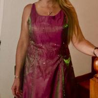 ABITO cerimonia lungo con stola tg.48