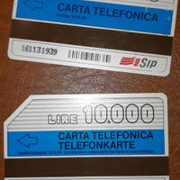  carte telefoniche vintage rare