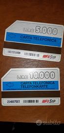  carte telefoniche vintage rare