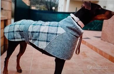 Caldo pile inverno vestiti per cani di grossa tagl