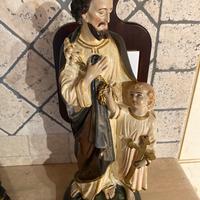 Statua san giuseppe con bambino