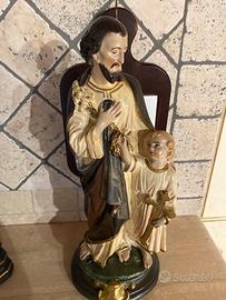 Statua san giuseppe con bambino