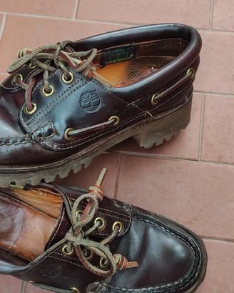 Timberland Authentics 3 Eye in pelle  bordeaux.