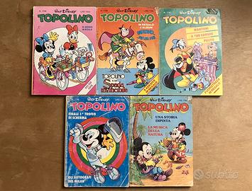 Topolino lotto n. 1709, 1728, 1742, 1748, 1753