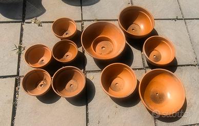 SVENDITA STOCK – 10 Ciotole in Terracotta Italiana