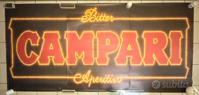 Campari Neon Banner  pubblicitario - Vintage