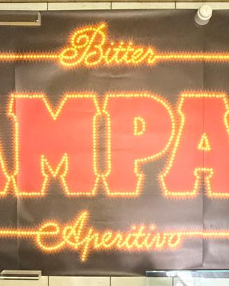 Campari Neon Banner  pubblicitario - Vintage