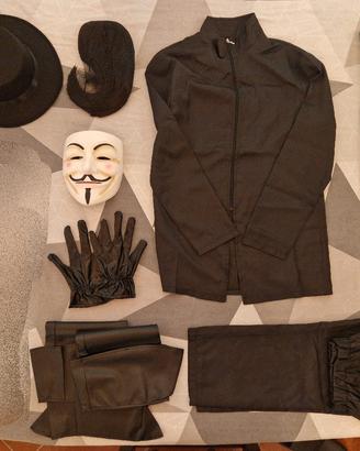 Costume cosplay V per Vendetta