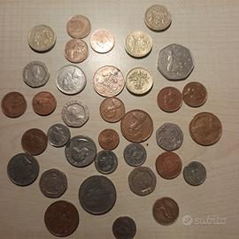 Lotto monete inglesi