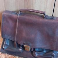 Borsa in vera pelle stile 24 ore