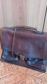 Borsa in vera pelle stile 24 ore